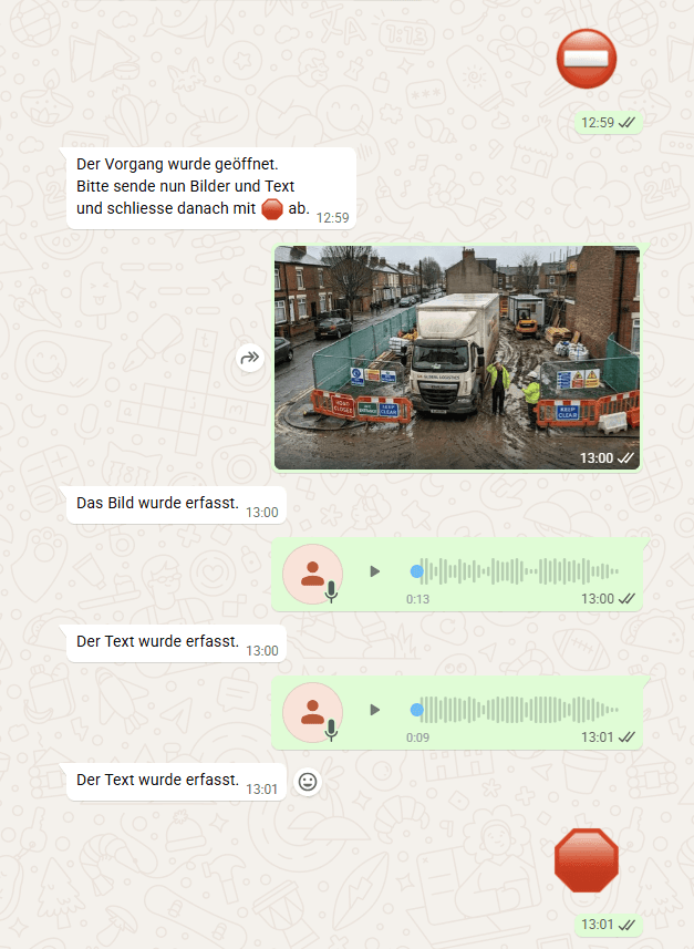Behinderungsanzeige — rechtssicher in 30 Sekunden – Per Sprache
