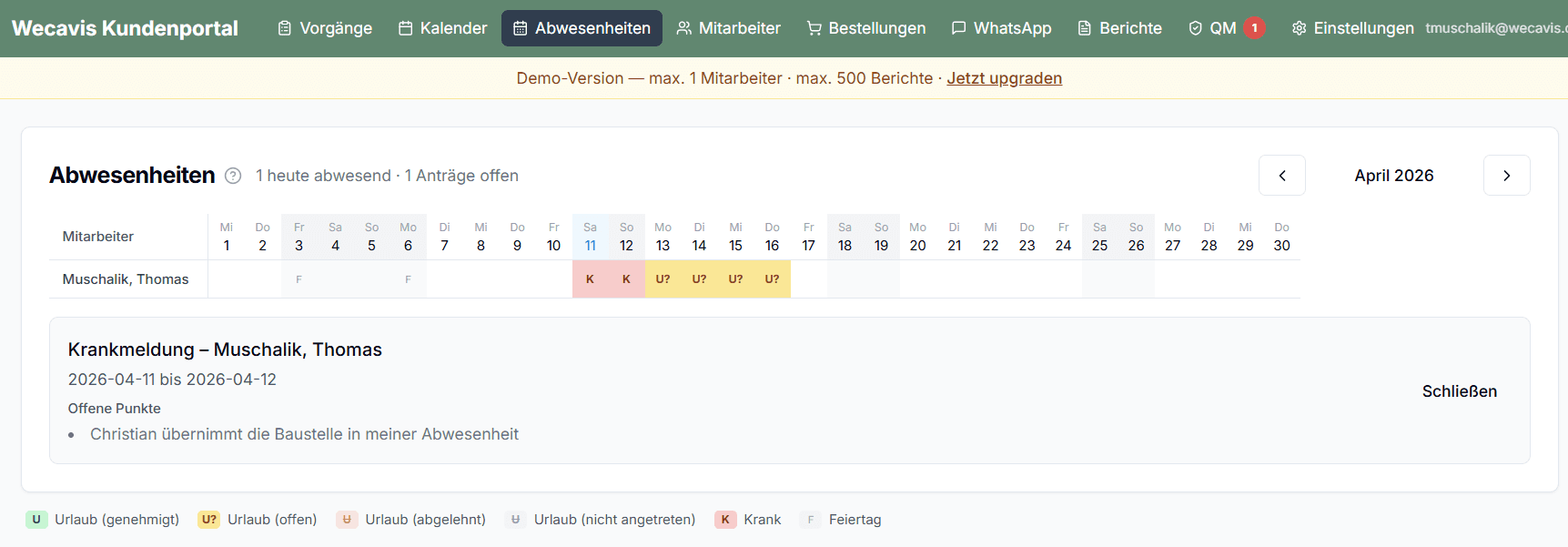 Krankmeldung per WhatsApp – report_detail.per_portal